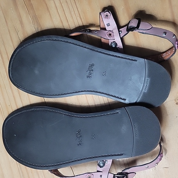 Coach Hudson Tea Rose Sandals - Picture 4 of 4